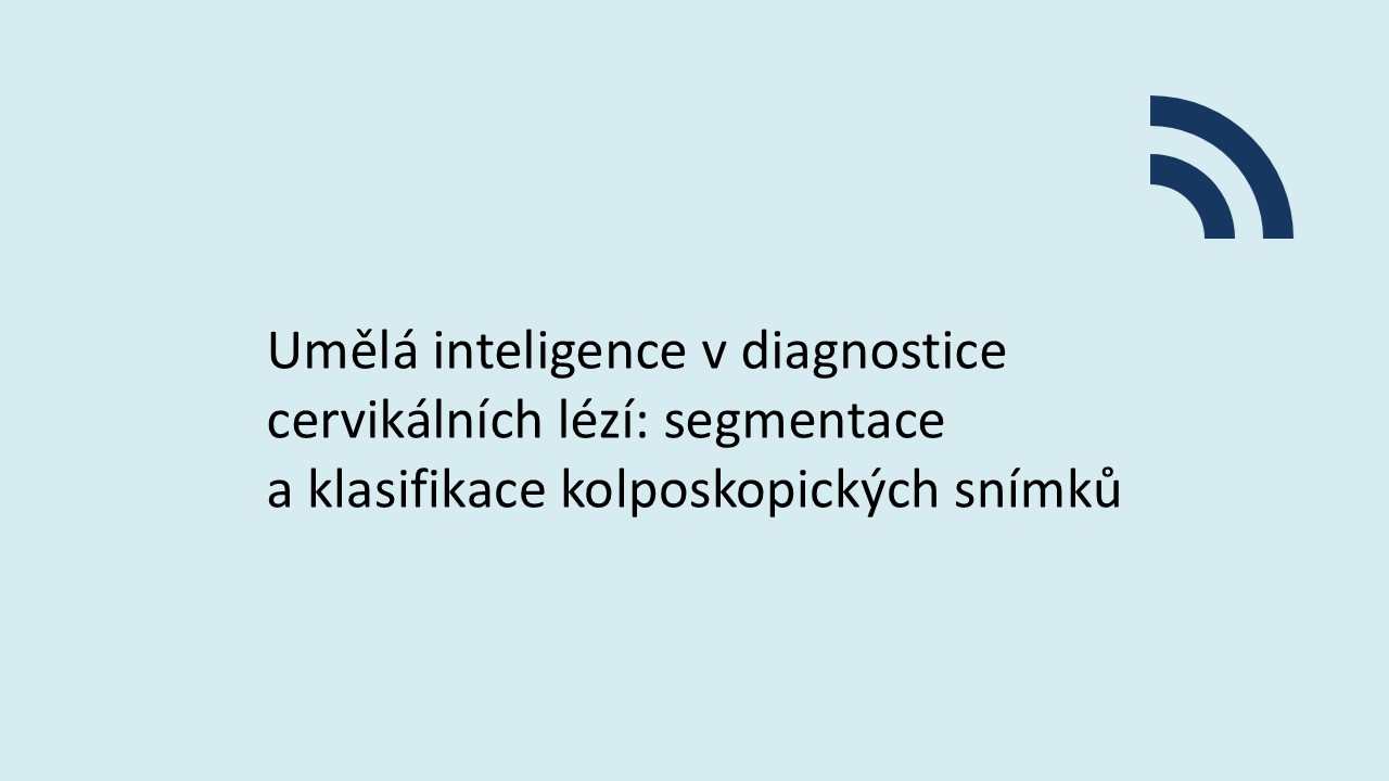 Umělá inteligence v diagnostice cervikálních lézí: segmentace a klasifikace  kolposkopických snímků 